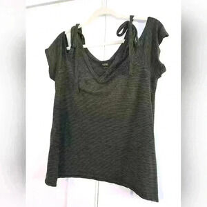 A.n.a. Off-the-Shoulder Striped Top